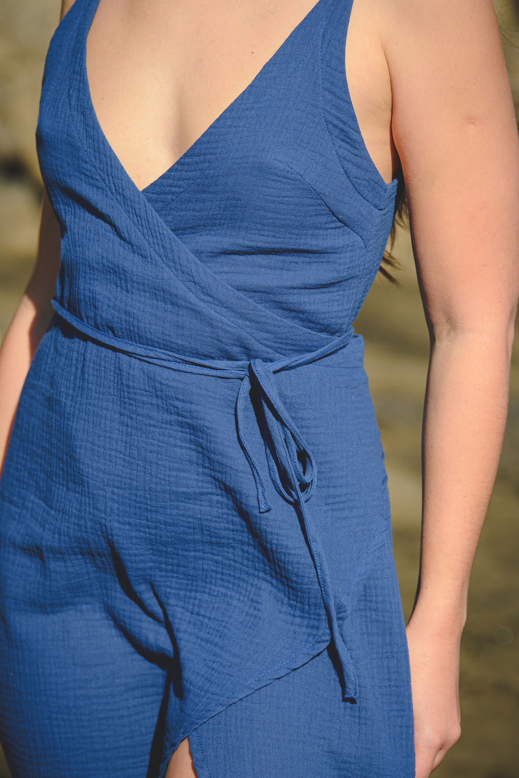 Gaia Dress - Navy blue