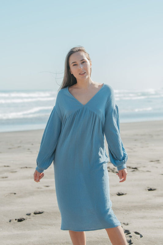 Cleo Dress - Blue