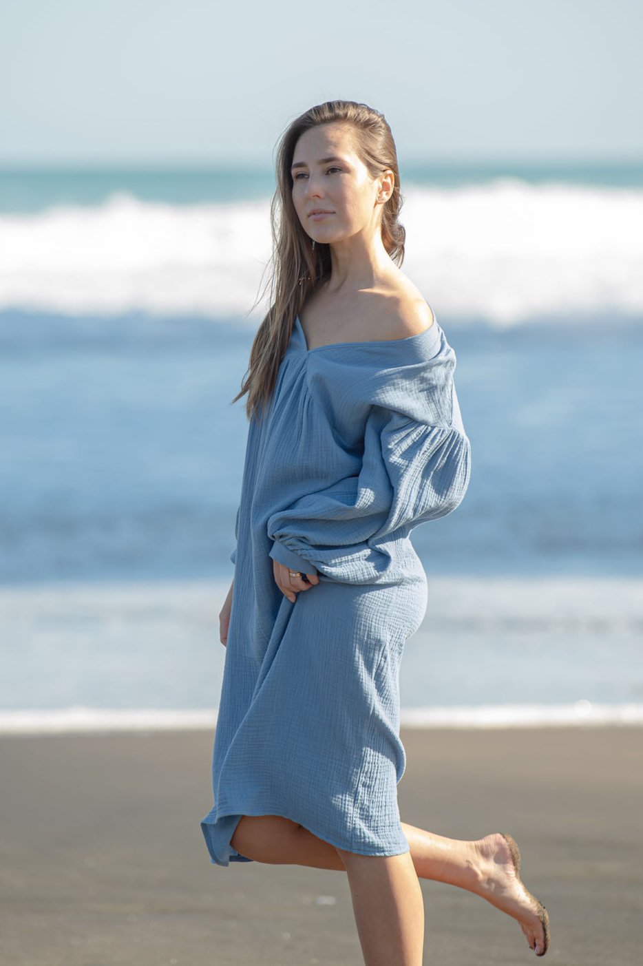 Cleo Dress - Blue