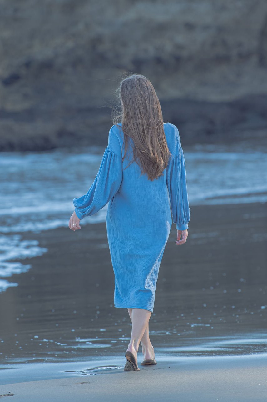 Cleo Dress - Blue