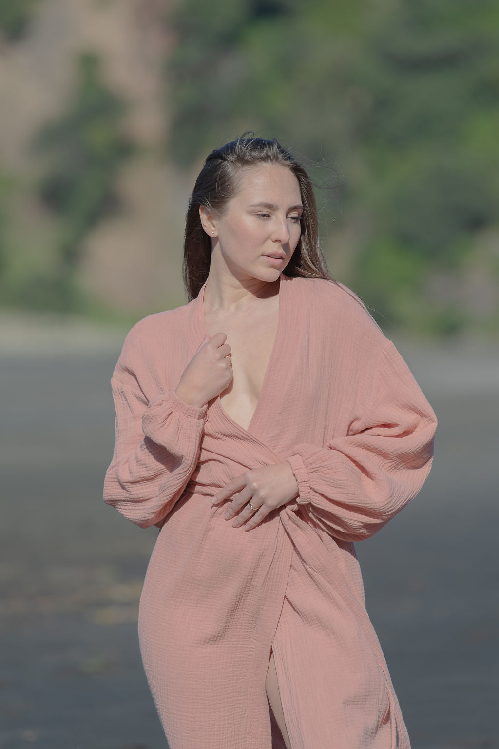 Selene Robe - Rose