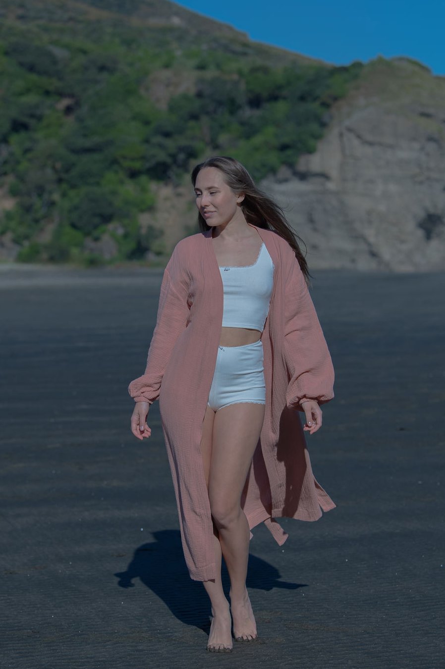 Selene Robe - Rose