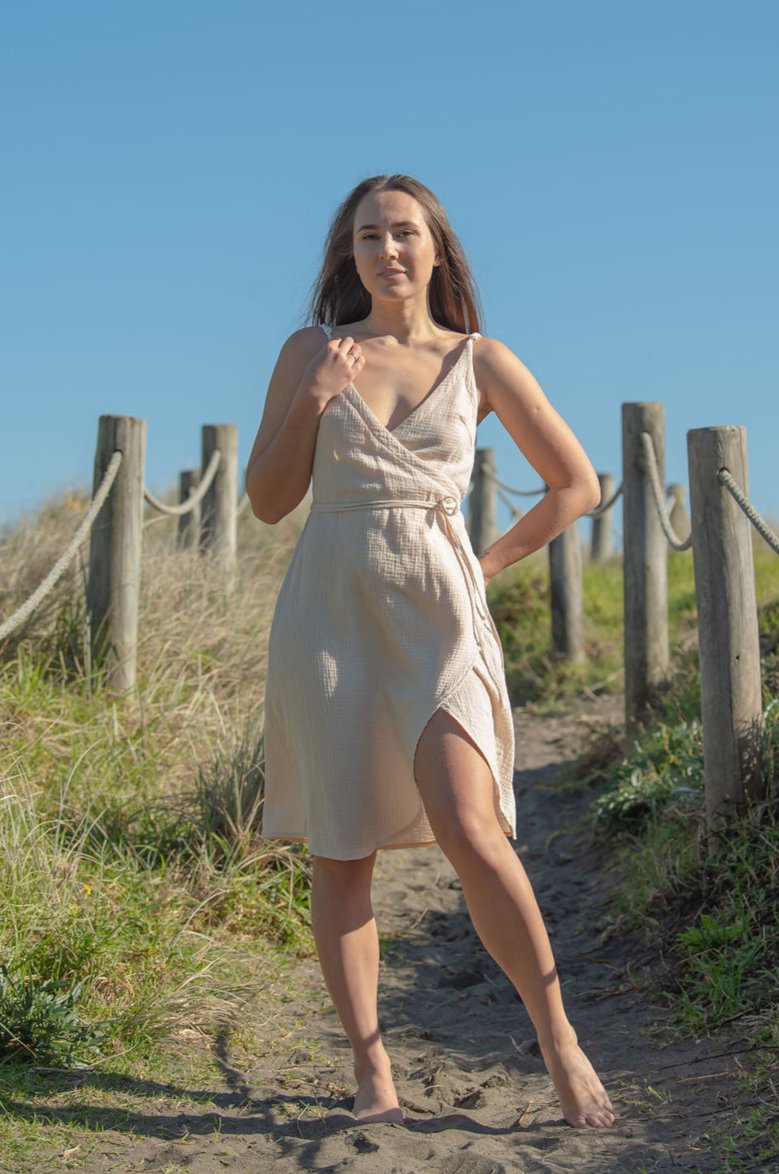 Gaia Dress - Beige