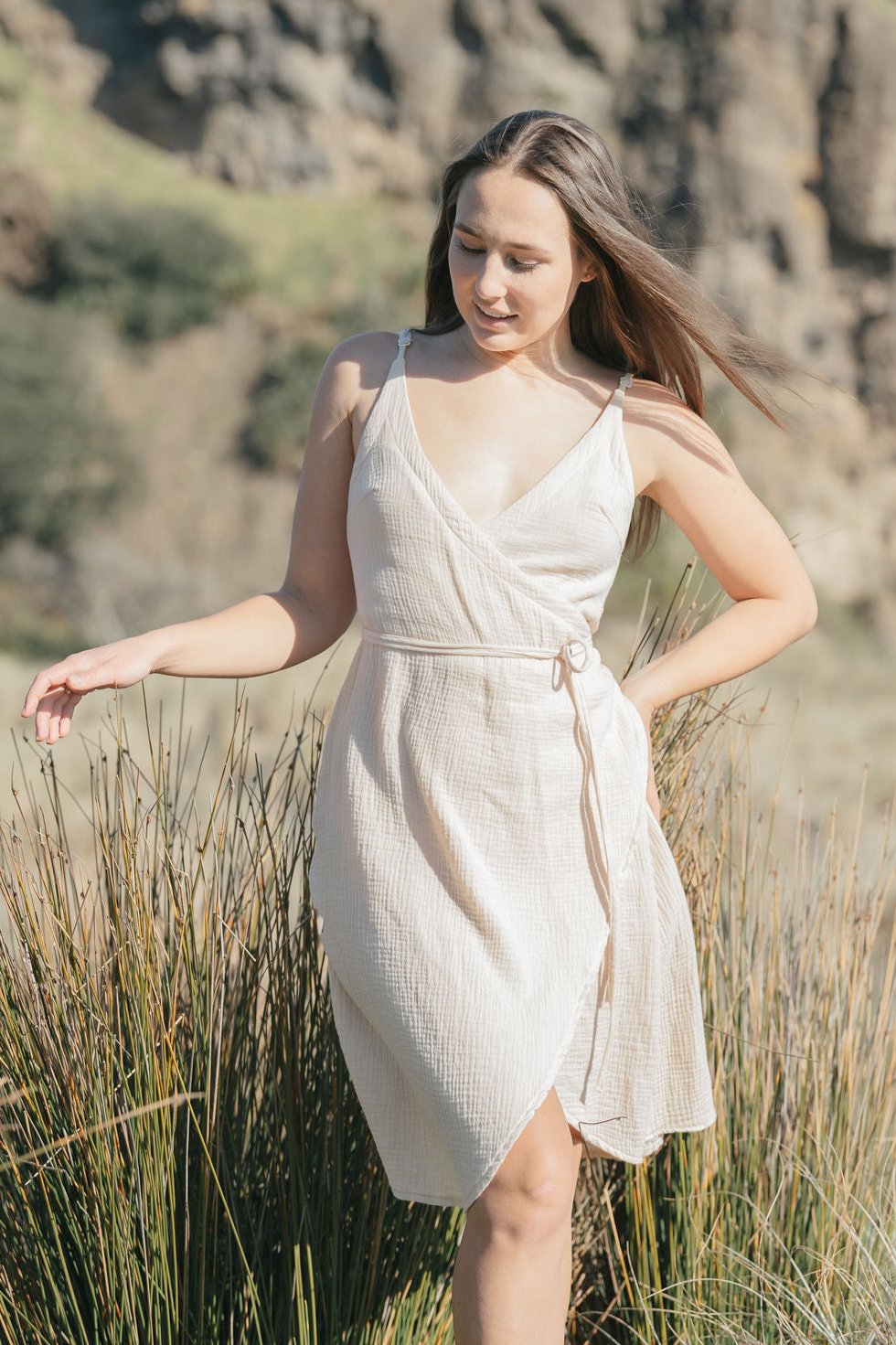 Gaia Dress - Beige